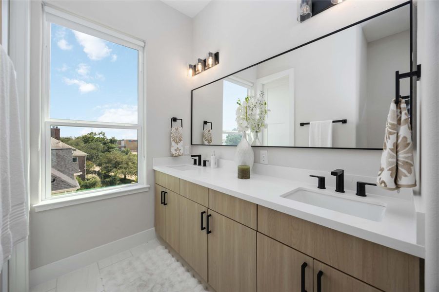 Furnished interior view inside a new home in , Houston (Image 18). Furnished interior view inside a new home in , Houston (Image 18).