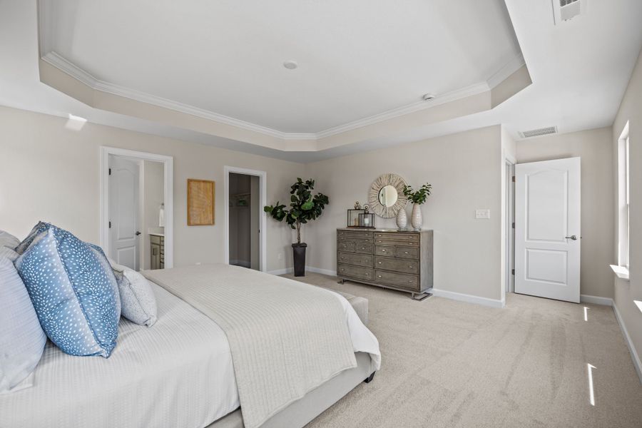 Furnished interior view inside a new home in Neill's Pointe, Angier (Image 16).