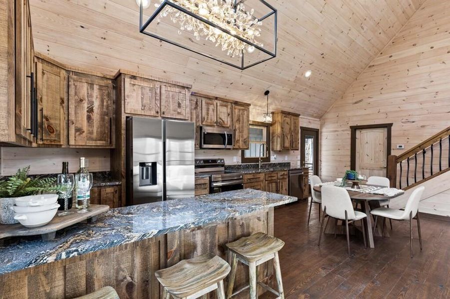 Furnished interior view inside a new home in , Blue Ridge (Image 15).
