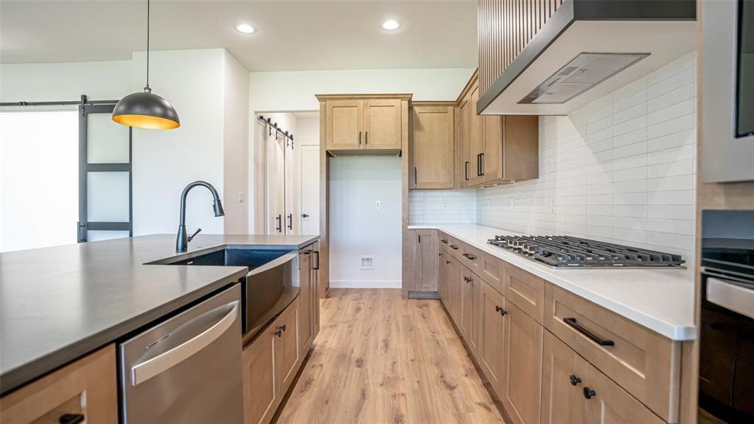 Furnished interior view inside a new home in , Burleson (Image 6).