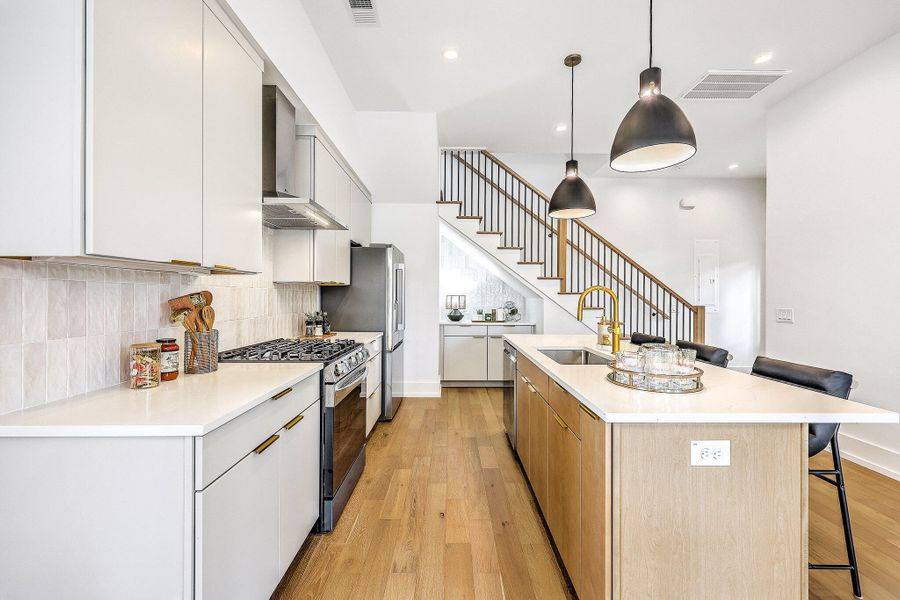 Furnished interior view inside a new home in , Charleston (Image 14).