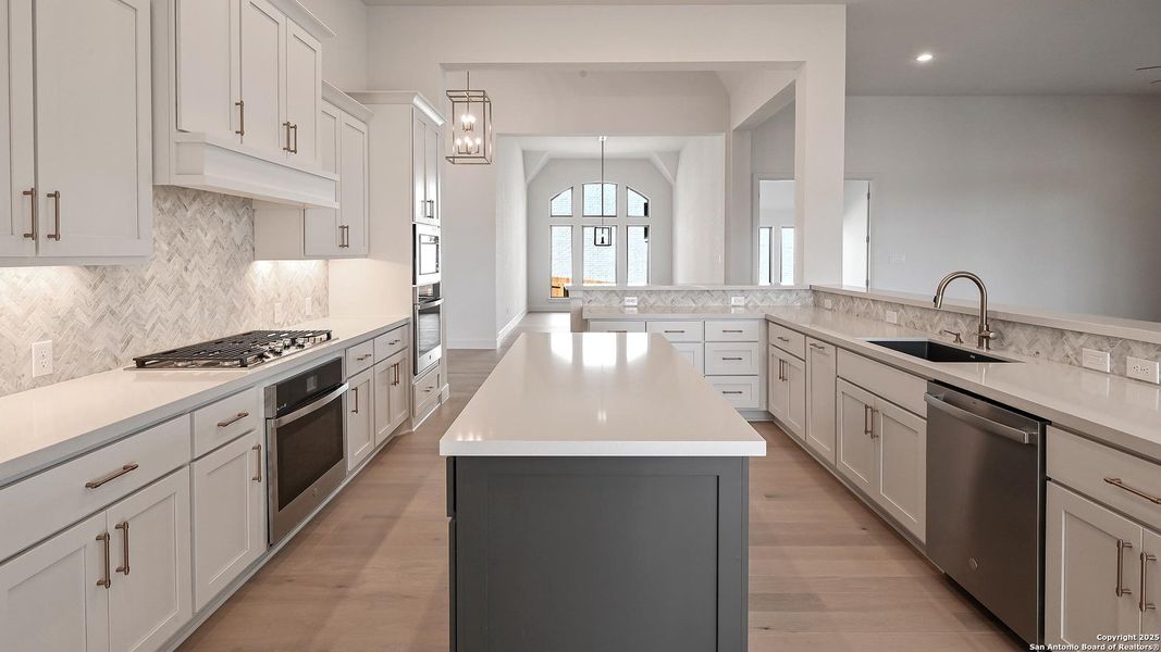 Furnished interior view inside a new home in Johnson Ranch 70', Bulverde (Image 7). Furnished interior view inside a new home in Johnson Ranch 70', Bulverde (Image 7).