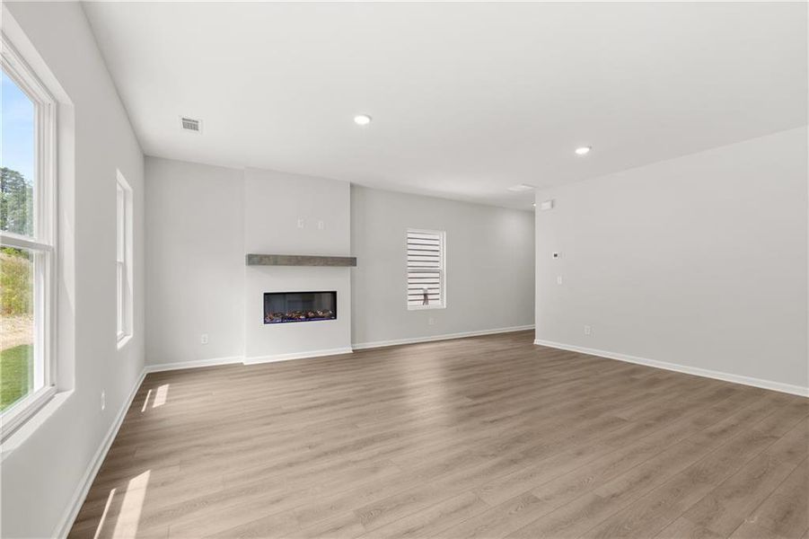 Spacious, unfurnished interior of a new home in The Bluffs, Canton (Image 16). Spacious, unfurnished interior of a new home in The Bluffs, Canton (Image 16).