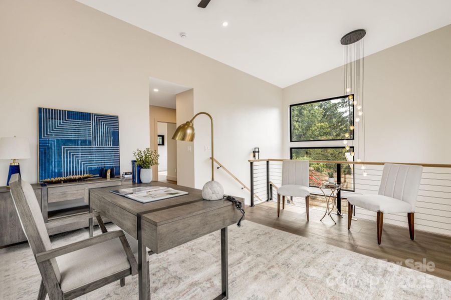 Furnished interior view inside a new home in , Asheville (Image 19). Furnished interior view inside a new home in , Asheville (Image 19).