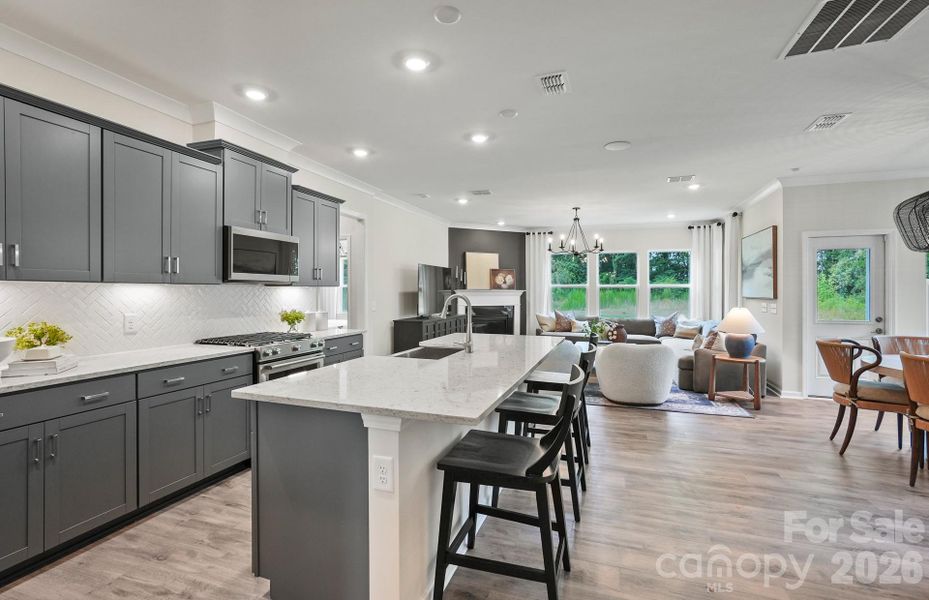 Furnished interior view inside a new home in Riverstone, Monroe (Image 8).