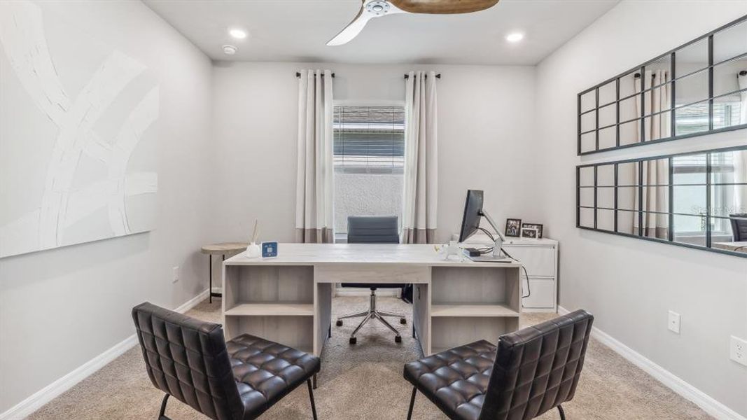 Furnished interior view inside a new home in Coral Lakes - Tradition & Express, Punta Gorda (Image 13).