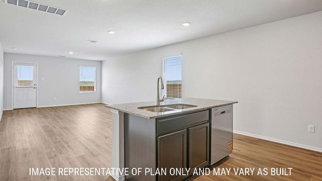 Representative furnished interior of a home built from the Barton by D.R. Horton in Pecan Creek, Temple (Image 8).