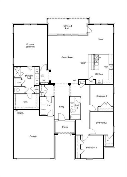 View of floor plan / room layout