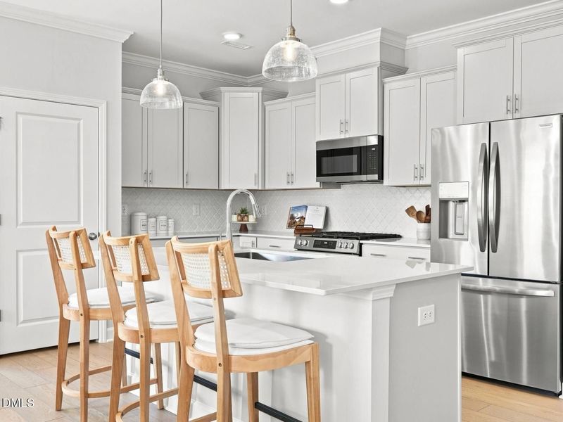 Furnished interior view inside a new home in Woodland Crossing, Zebulon (Image 13).