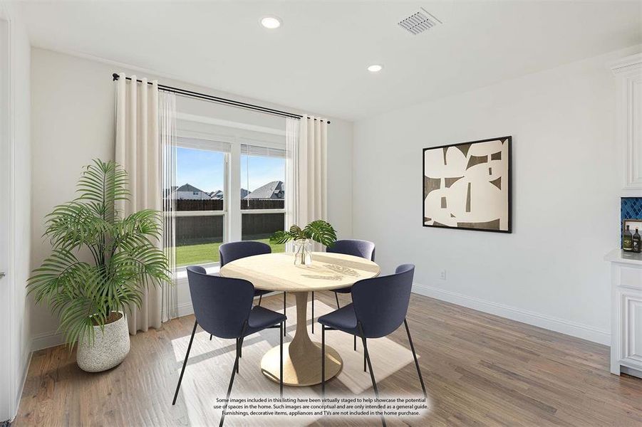 Furnished interior view inside a new home in Wildflower Ranch 60-65, Justin (Image 8). Furnished interior view inside a new home in Wildflower Ranch 60-65, Justin (Image 8).