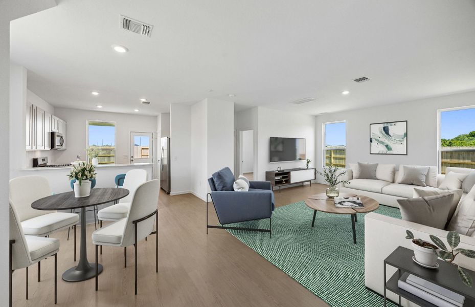 Furnished interior view inside a new home in Windcress, Cove (Image 15).