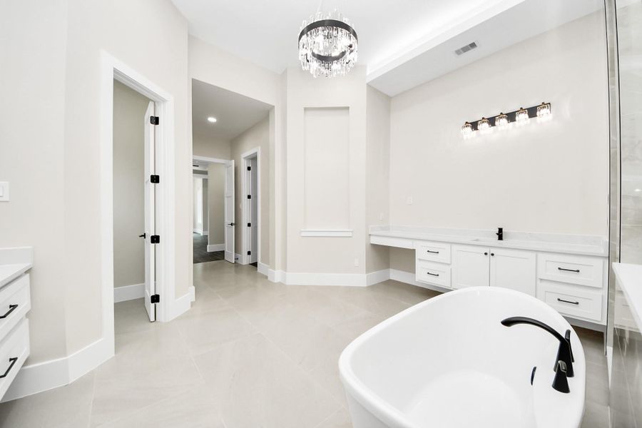 Furnished interior view inside a new home in , Porter (Image 9).