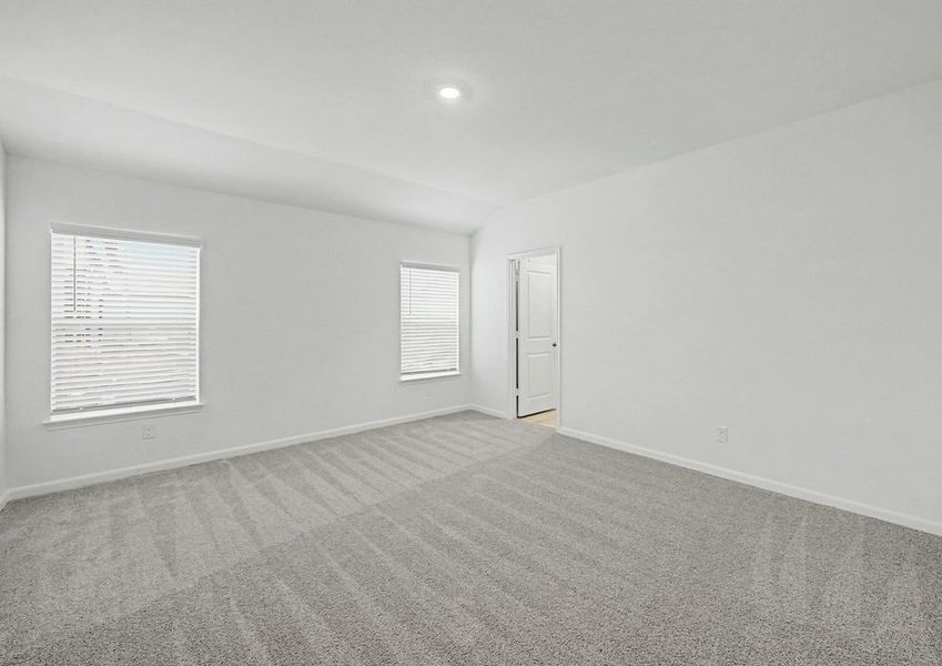 The master bedroom is the perfect retreat for the end of each day.