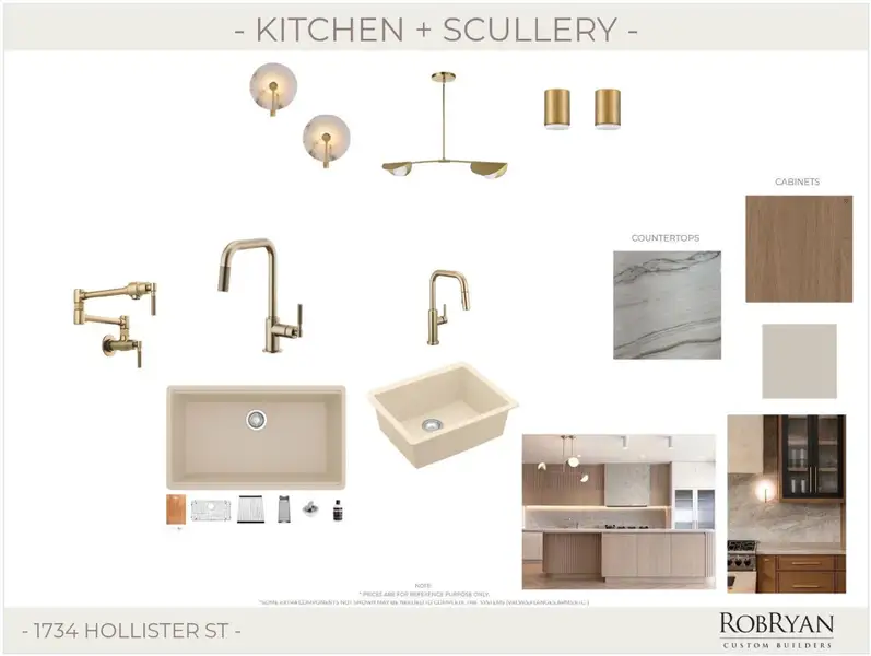Kitchen finishes