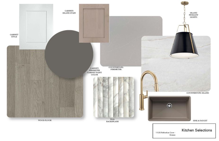 Sample of building materials used in homes in Sienna, Missouri City (Image 6).