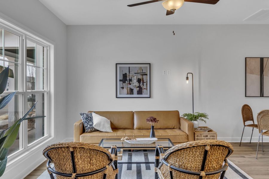 Representative furnished interior of a home built from the Fisher by Parkside Builders in Anderson Park, Hendersonville (Image 12). Representative furnished interior of a home built from the Fisher by Parkside Builders in Anderson Park, Hendersonville (Image 12).