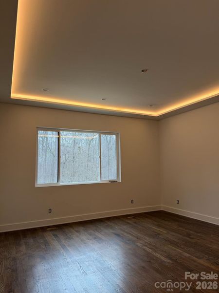 Master bedroom on the main floor