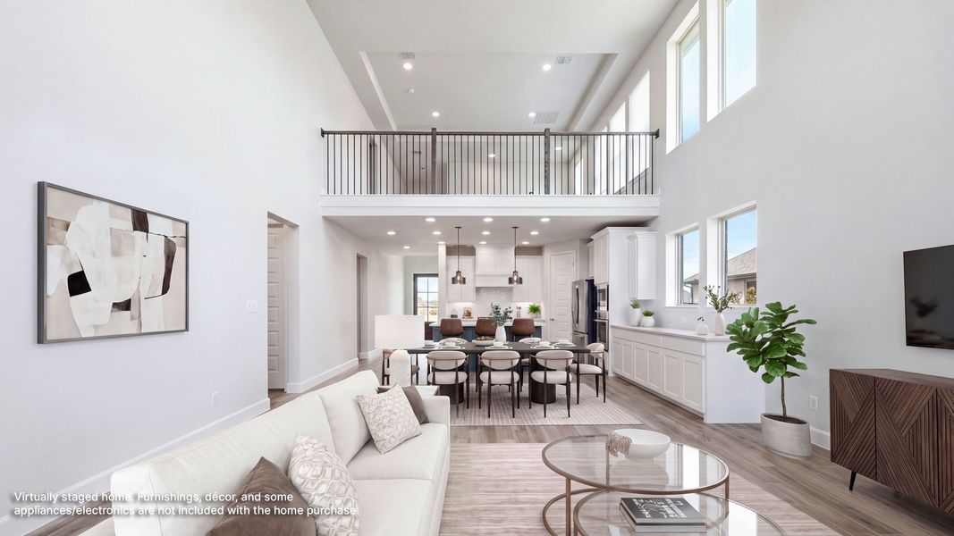 Furnished interior view inside a new home in Devonshire, Forney (Image 5).