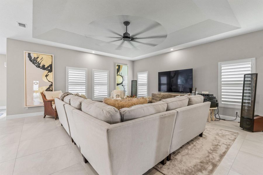 Furnished interior view inside a new home in Grande Hammock, Vero Beach (Image 46). Furnished interior view inside a new home in Grande Hammock, Vero Beach (Image 46).