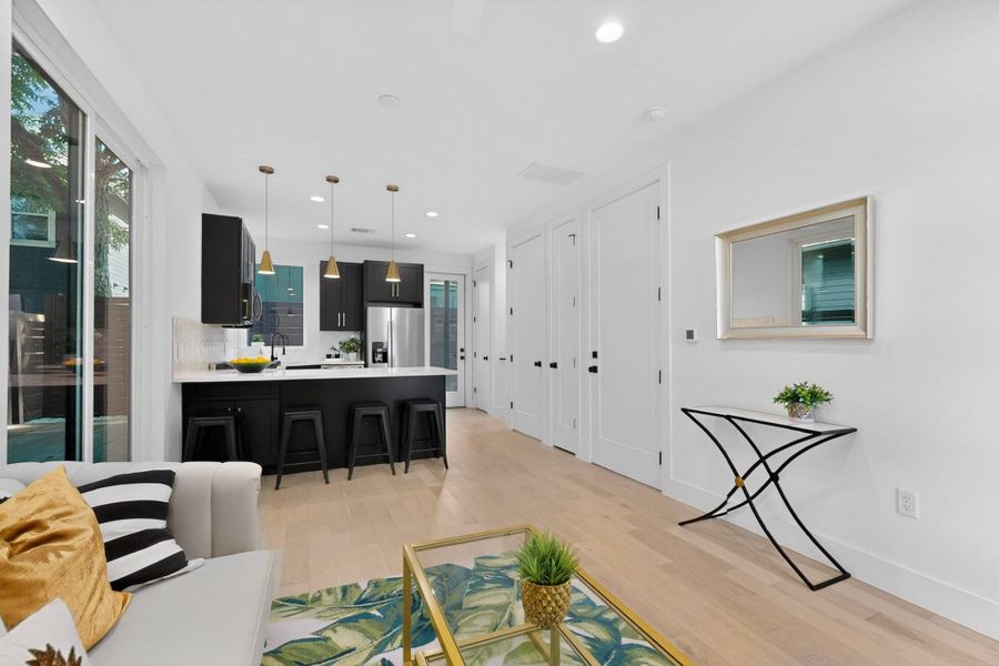 Furnished interior view inside a new home in , Austin (Image 5).