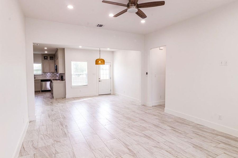 Spacious, unfurnished interior of a new home in , Godley (Image 12). Spacious, unfurnished interior of a new home in , Godley (Image 12).