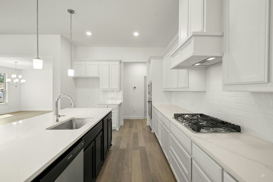 Furnished interior view inside a new home in Stone Eagle, Azle (Image 11).