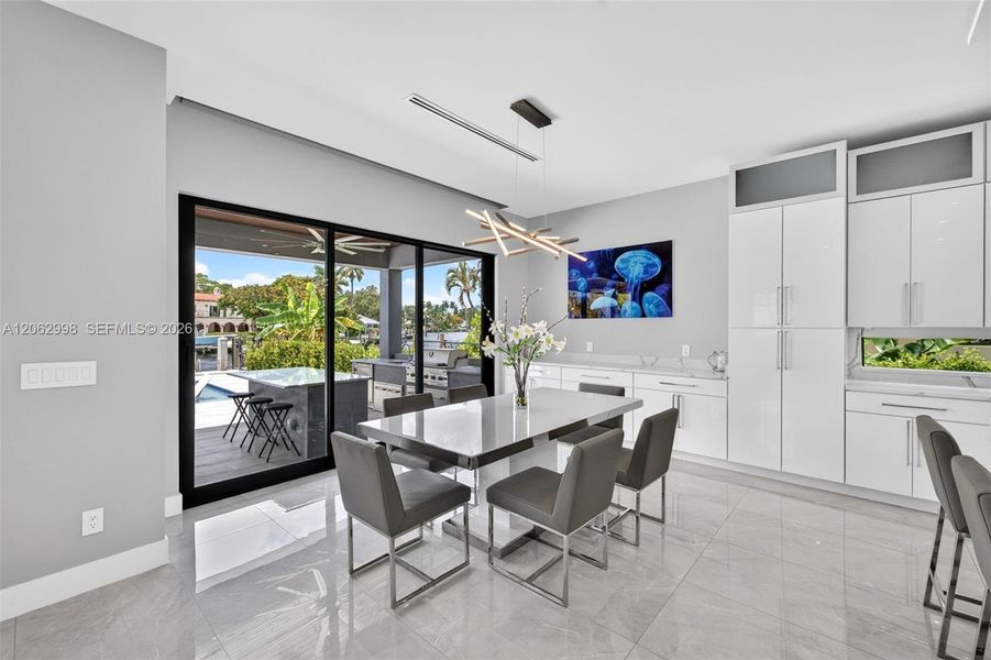Furnished interior view inside a new home in , Fort Lauderdale (Image 59).
