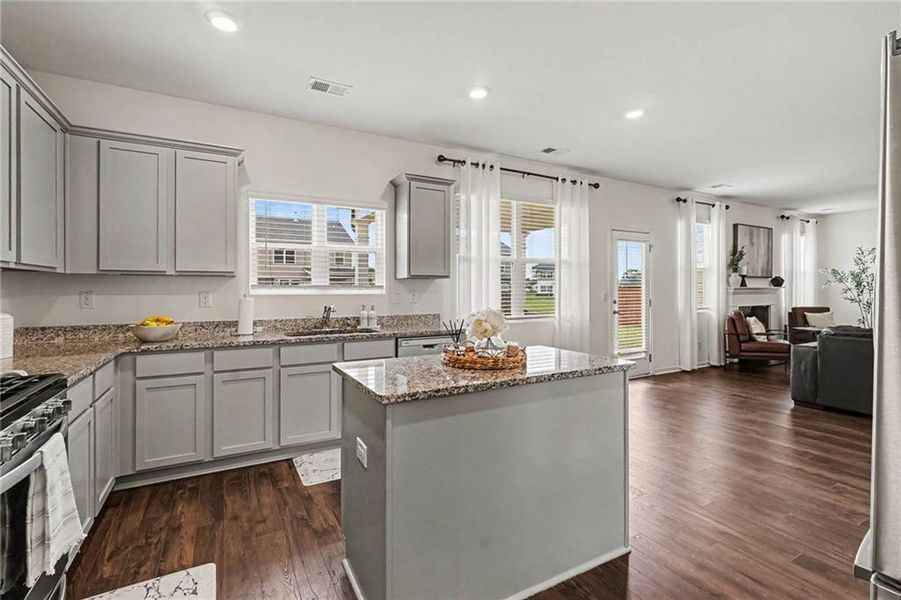 Furnished interior view inside a new home in Preserve at Dove Creek, Statham (Image 14).