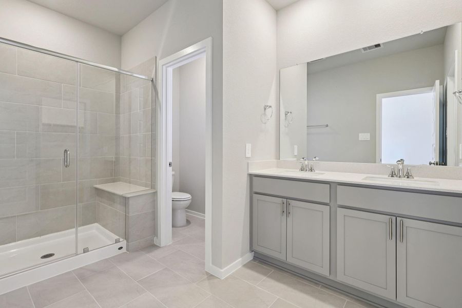Furnished interior view inside a new home in Pinewood Trails - City Series, Atascocita (Image 9). Furnished interior view inside a new home in Pinewood Trails - City Series, Atascocita (Image 9).