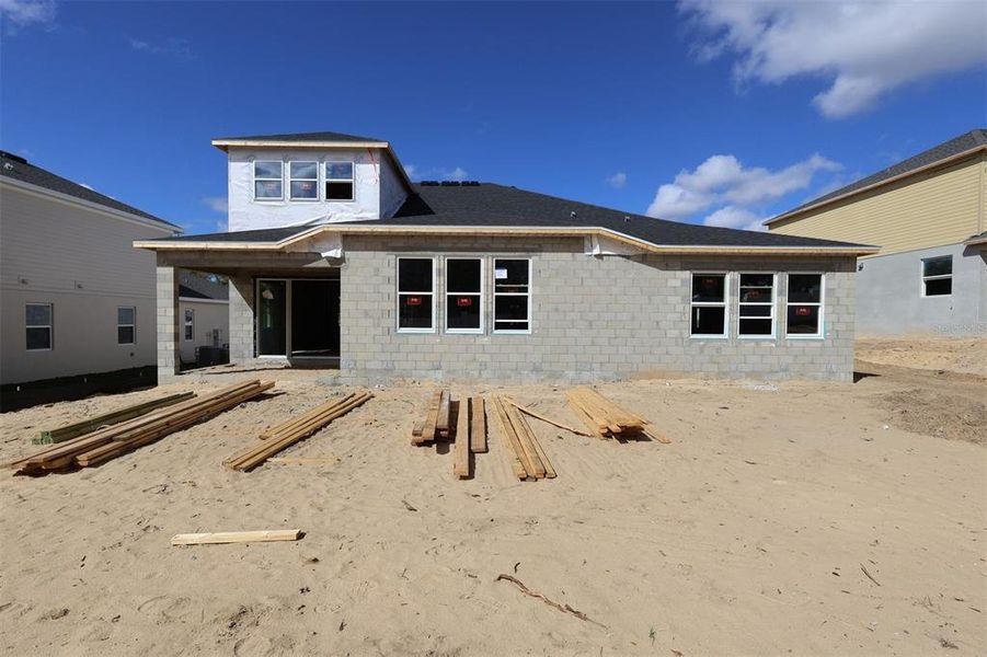 In-progress construction of a new home in Wolf Lake Ranch, Apopka, FL (Image 6).