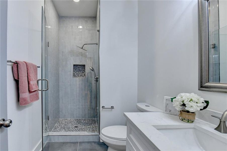 Furnished interior view inside a new home in , Atlanta (Image 15).