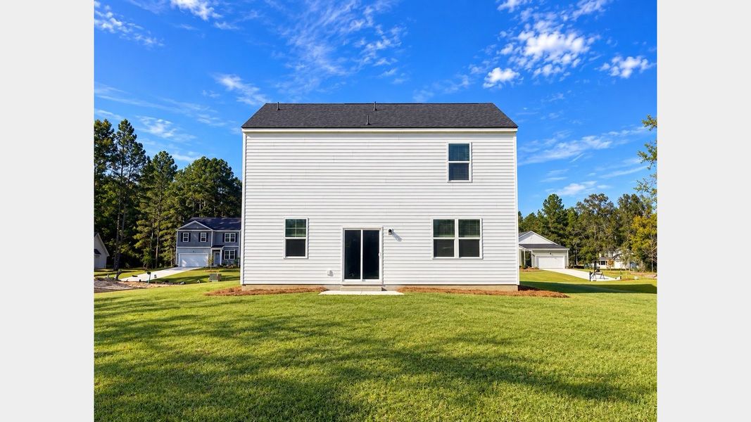Exterior details and patio area of a home in Cypress Landing, Hardeeville (Image 4).