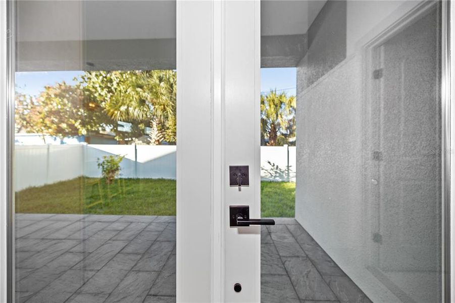 Exterior details and patio area of a home in , Tampa (Image 41).