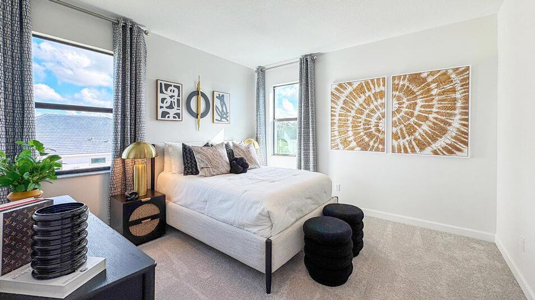 Furnished interior view inside a new home in Glynlea Country Club: The Pinehurst Collection, Port St. Lucie (Image 10).