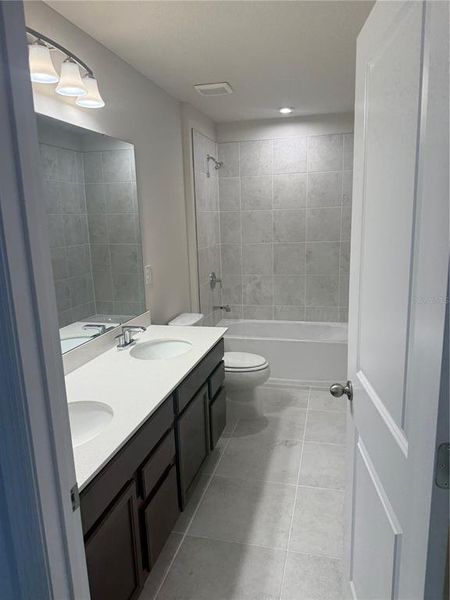 Furnished interior view inside a new home in The Crossings, St. Cloud (Image 4). Furnished interior view inside a new home in The Crossings, St. Cloud (Image 4).