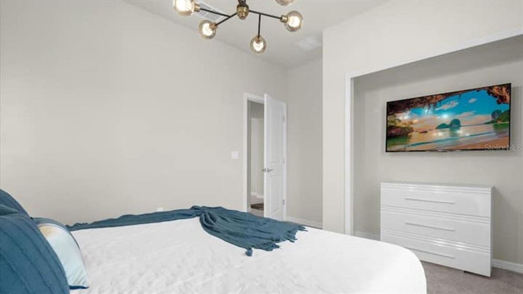 Furnished interior view inside a new home in , Clermont (Image 7).