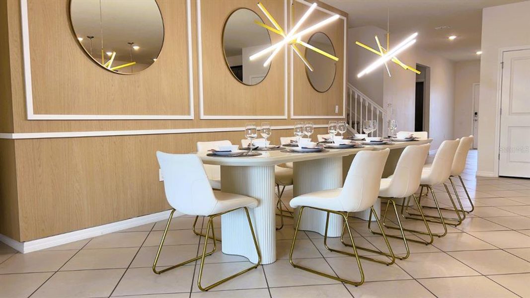 Furnished interior view inside a new home in , Clermont (Image 12).