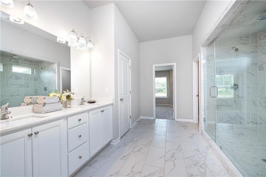 Furnished interior view inside a new home in Etowah Landing, Ball Ground (Image 8).
