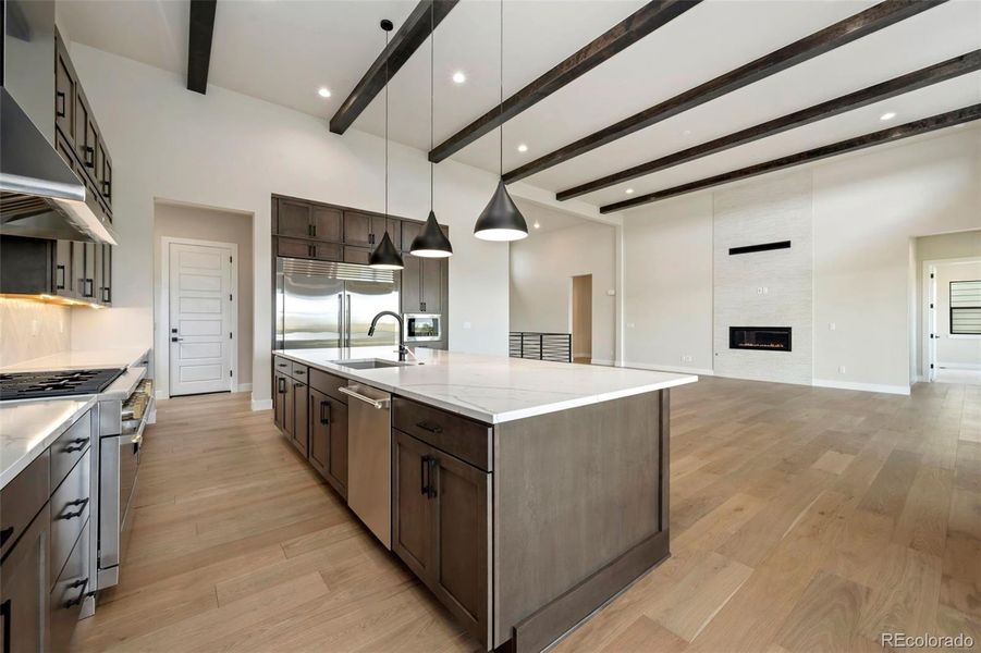 Furnished interior view inside a new home in The Fairways at RainDance, Windsor (Image 3).