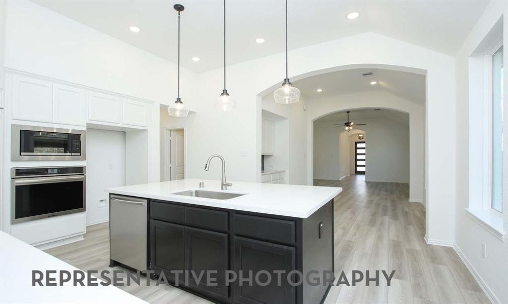 Furnished interior view inside a new home in Creekshaw, Royse City (Image 3). Furnished interior view inside a new home in Creekshaw, Royse City (Image 3).