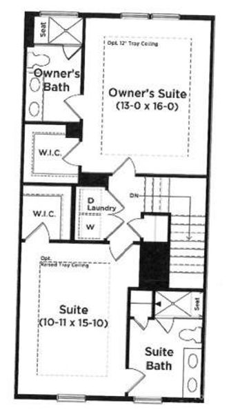 Third Level Dual Primary Suites