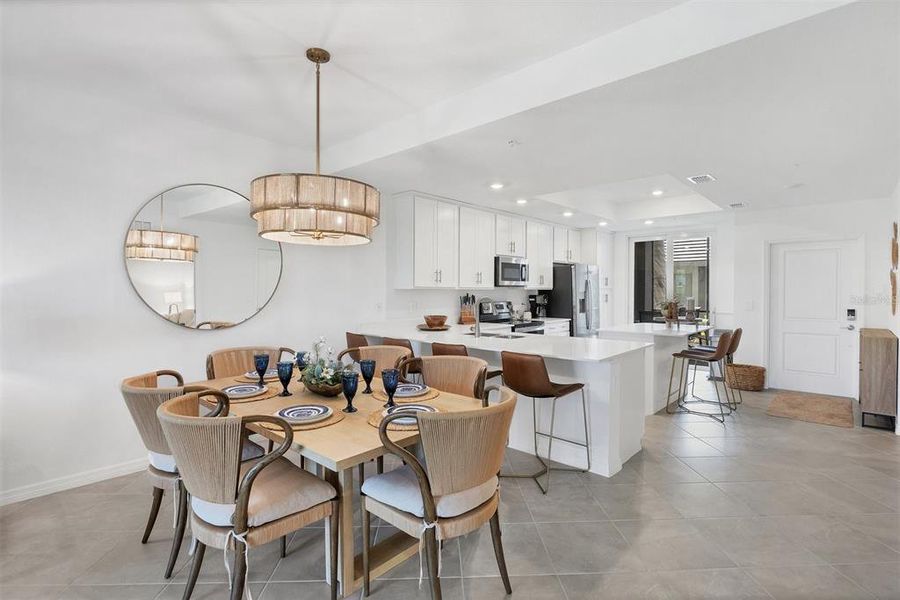 Furnished interior view inside a new home in , Venice (Image 6). Furnished interior view inside a new home in , Venice (Image 6).