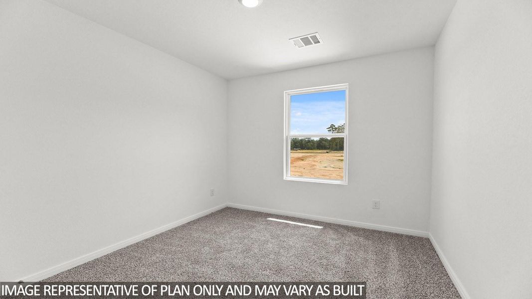 Spacious, unfurnished interior of a new home in Castles Edge, Willis (Image 12).