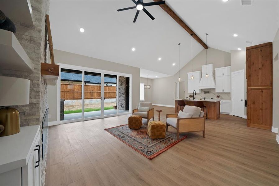 Furnished interior view inside a new home in , Decatur (Image 12).