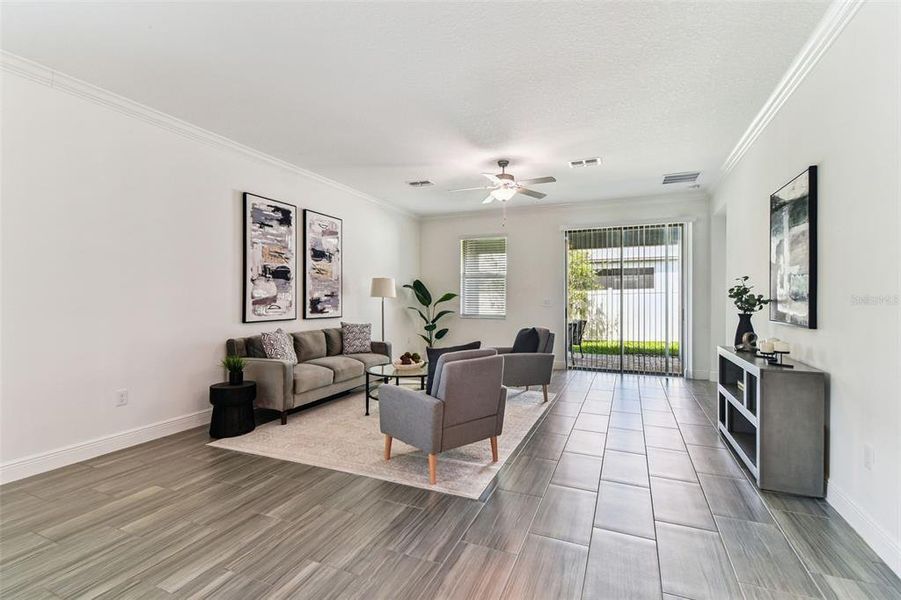 Furnished interior view inside a new home in , Land O' Lakes (Image 5).