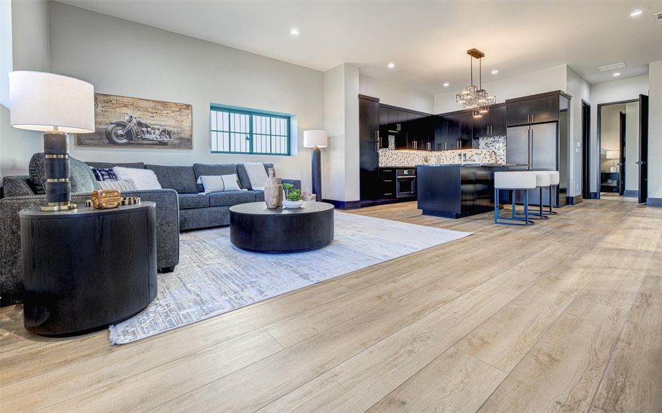 Furnished interior view inside a new home in , Austin (Image 5). Furnished interior view inside a new home in , Austin (Image 5).