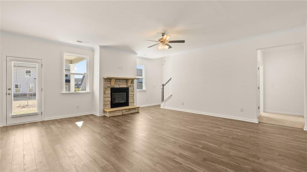 Spacious, unfurnished interior of a new home in Westland, Bogart (Image 30). Spacious, unfurnished interior of a new home in Westland, Bogart (Image 30).