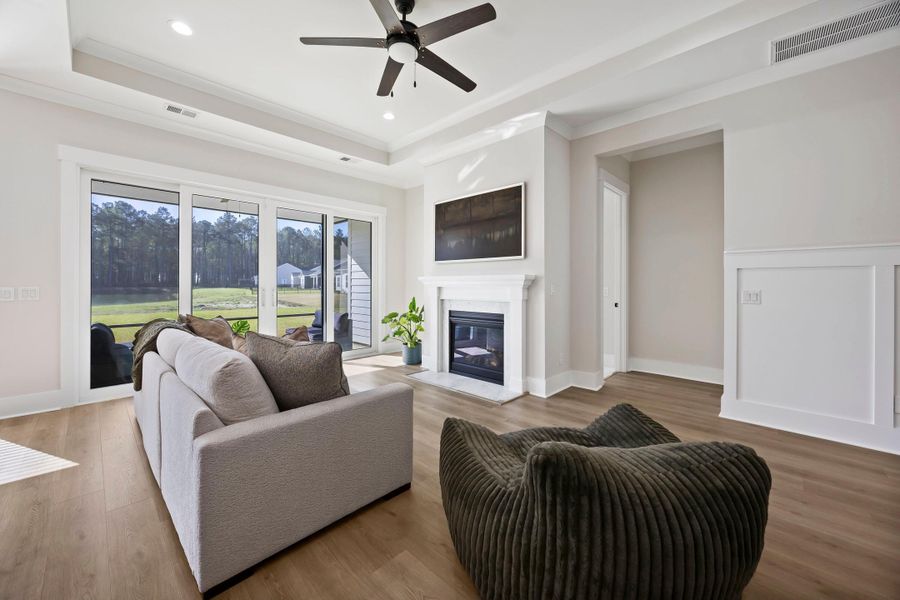 Furnished interior view inside a new home in , Hardeeville (Image 6).