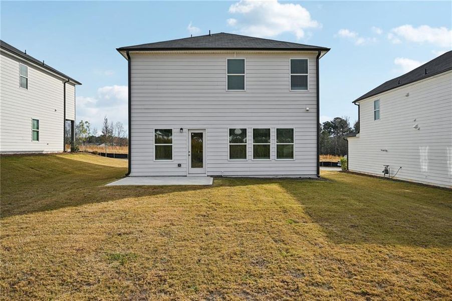 Exterior details and patio area of a home in Avalon - Reserve Series, Conyers (Image 2). Exterior details and patio area of a home in Avalon - Reserve Series, Conyers (Image 2).