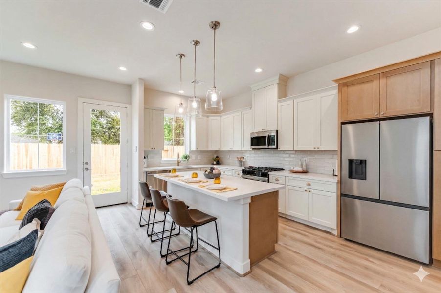 Furnished interior view inside a new home in , Houston (Image 5).